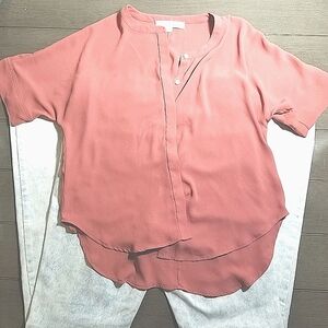 Loft Orange Blouse-Great Condition- XXSmallPetites